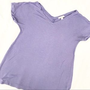Gap Lilac Maternity Short Sleeve Tee Size XS